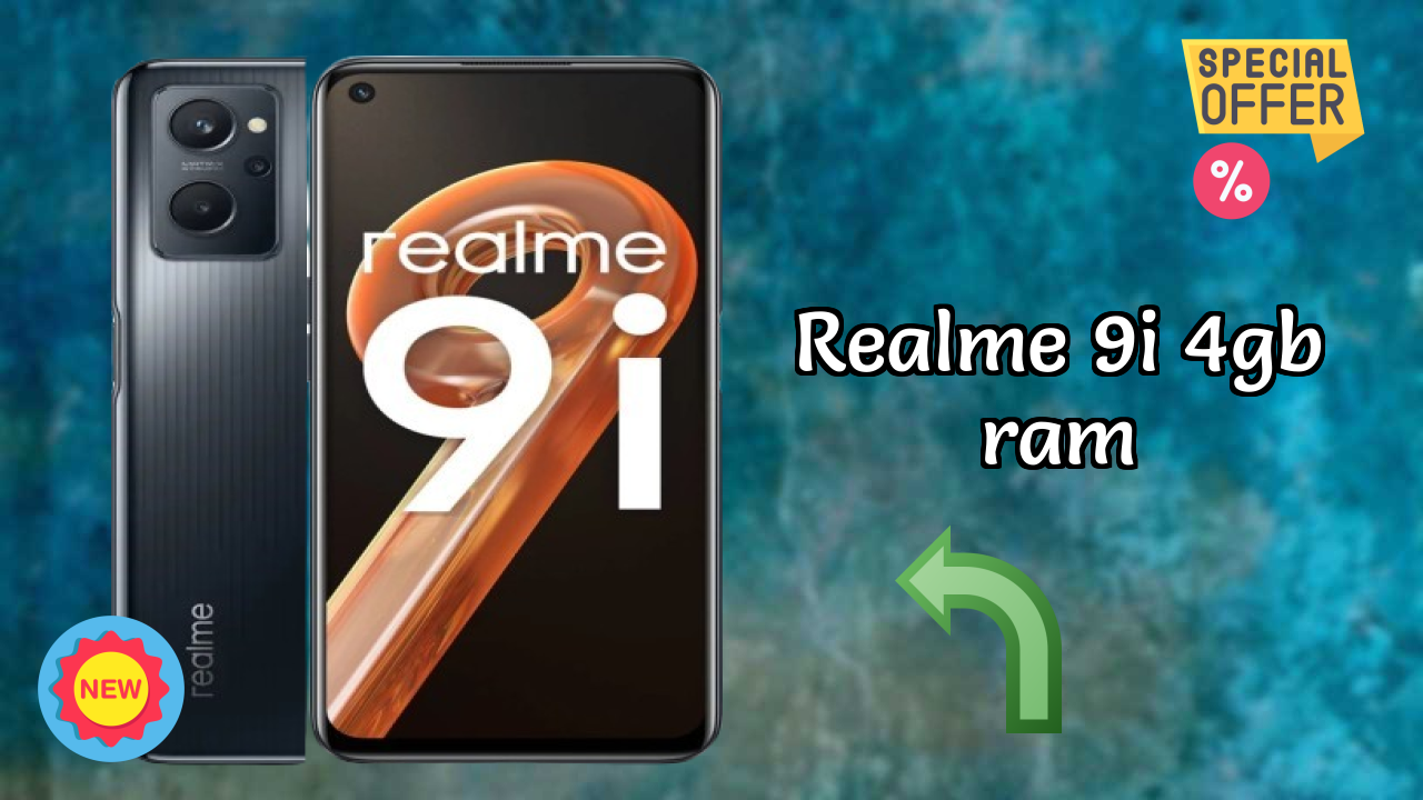Realme 9i 4GB RAM Display Technology: 6.6 Inches (16.76 Cm) Screen