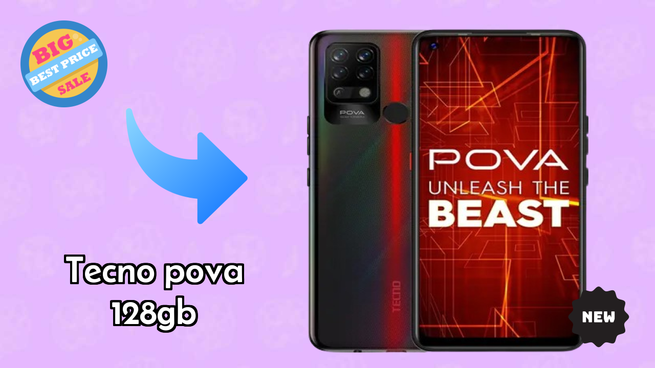 Tecno Pova 128GB Display Size: 6.8 Inches (17.27 Cm) Screen Test